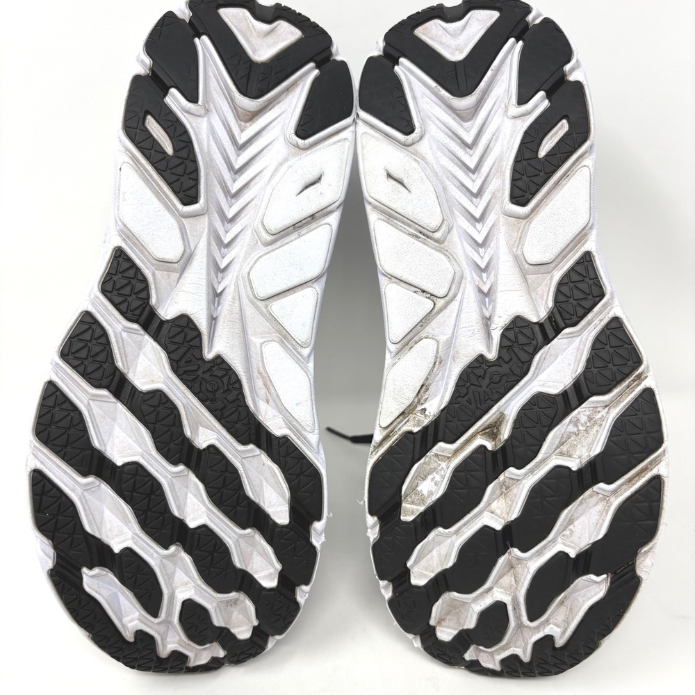 Hoka Clifton 8 Women's Size 8 Black White Athletic Running Shoes (1119394 BWHT) - Picture 6 of 8